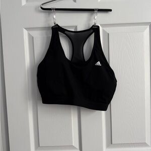 Adidas Women's Black Racerback Sports Bra